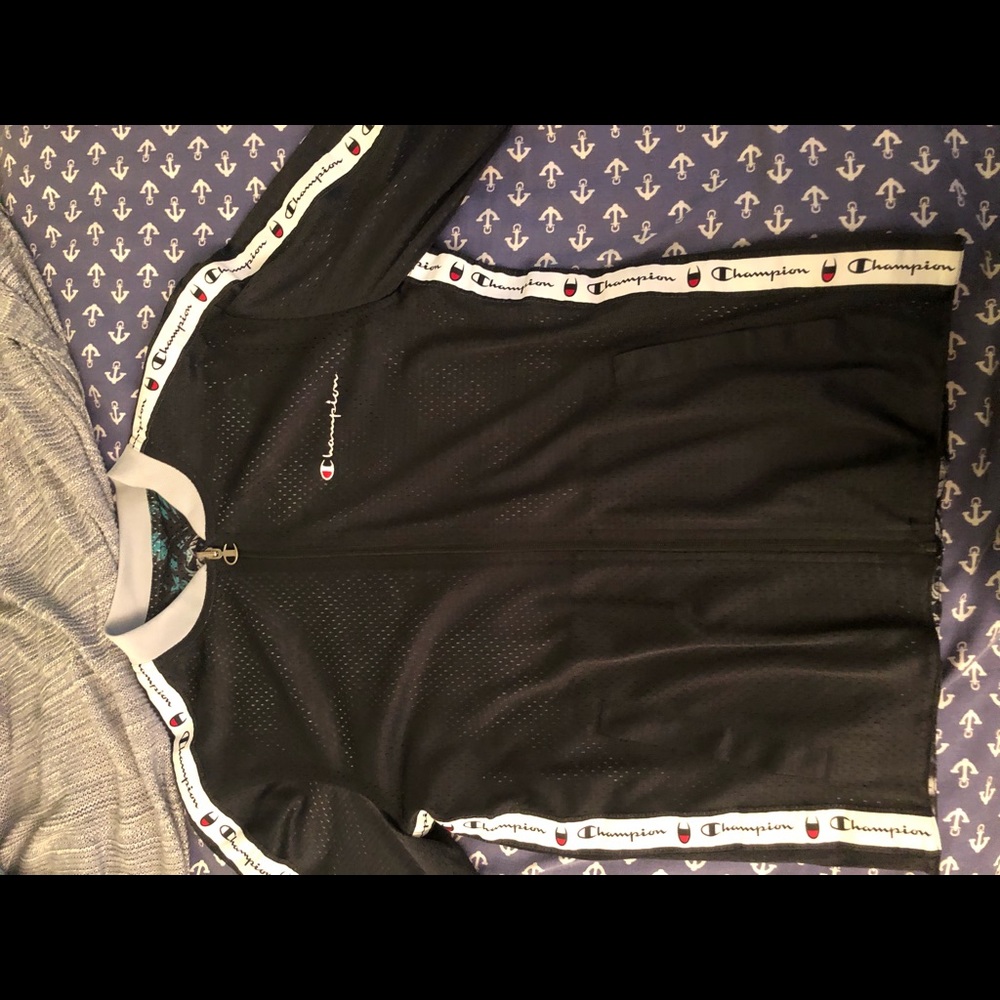 Champion bomber jacket reversible Size small